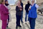 جوله ميدانيه للمشاريع تعبيد شارع الشهيد وديع حدد وشارع قرية الفن والابداع 