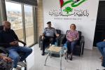 التباحث في العلاقات المشتركه مع الدفاع المدني الفلسطيني (السلامه العامه)