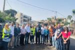 في اطار التعاون المشترك ما بين بلدية بيرزيت ووزارة الاشغال المباشرة في تعبيد الشارع الرئيسي