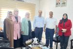تهنئة رئيس البلدية نضال شاهين لمدير مديرية التربية والتعليم مكتب بيرزيت لتعينه مدير عام 