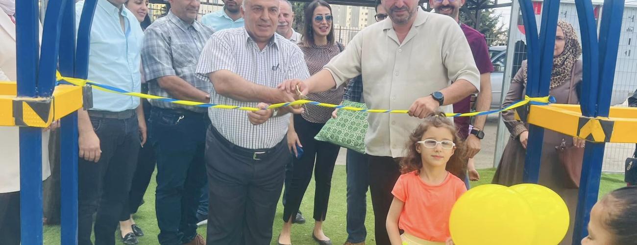 افتتاح الحديقة الاوروبية في مدرسة ذكور بيرزيت الاساسية العليا