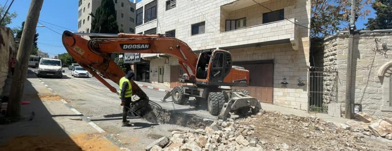 اعمال الصرف الصحي لفة البلد المرحله الاولى 