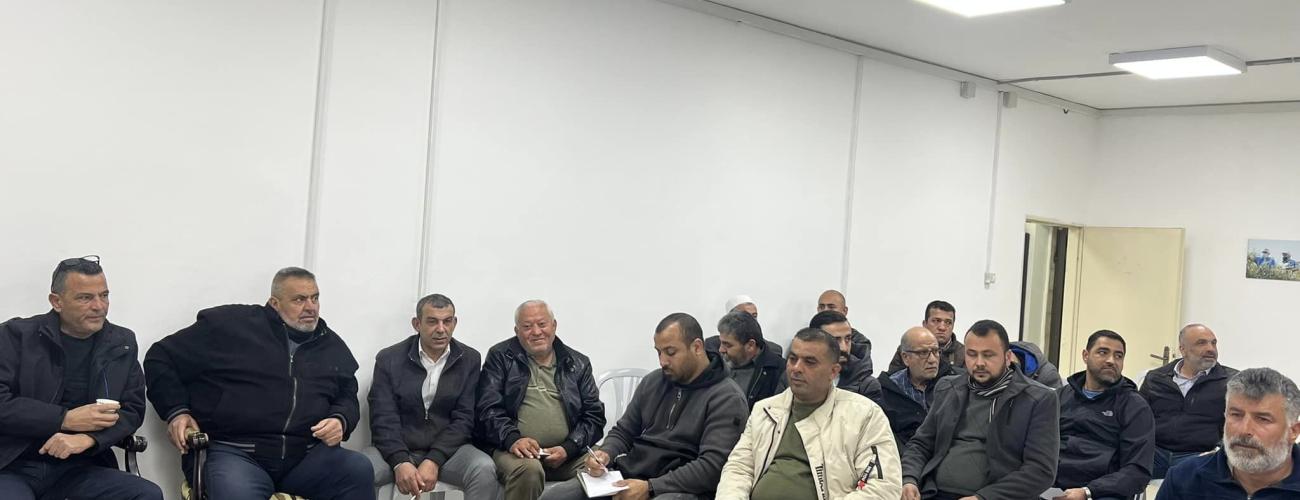 جتماع لرؤساء الهيئات المحلية للمجالس البلدية والقروية المجاورة لبلدة بيرزيت لدراسة الاوضاع المالية والادارية والهموم المشتركة لإيجاد الحلول في ظل حالة الطوارئ والاوضاع السياسية الراهنة