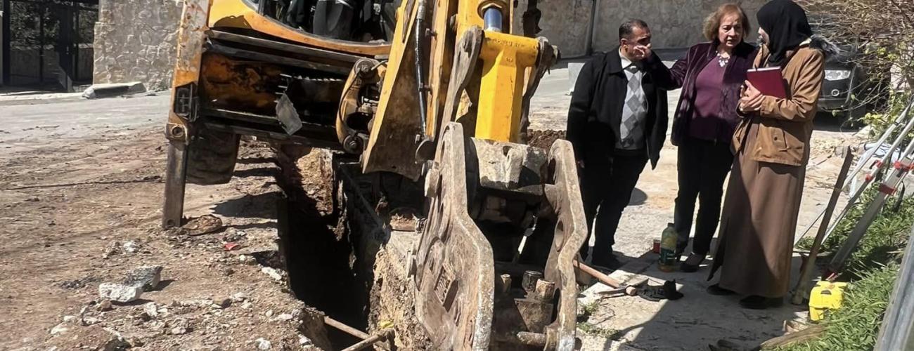 مباشرة شبك الوصلات المنزليةفي اماكن متفرقة