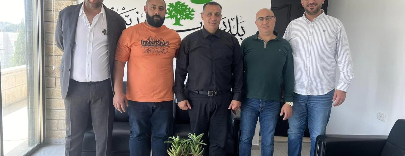 زيارة دعم ومساندة للمجلس البلدي 